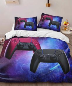 Alternative view of Housse De Couette Manette PlayStation 5 Parure de lit Ensemble De Literie