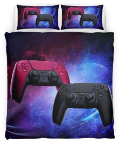 Housse De Couette Manette PlayStation 5 Parure de lit Ensemble De Literie