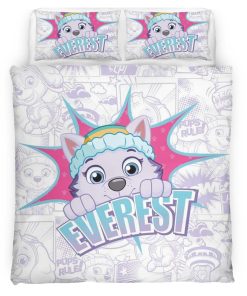 Housse De Couette Pat’ Patrouille Everest Parure de lit Ensemble De Literie