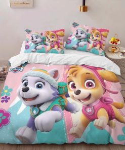Alternative view of Housse De Couette Pat’ Patrouille Everest et Skye 2 Parure de lit Ensemble De Literie