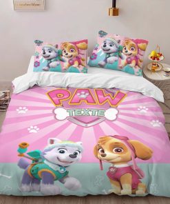 Alternative view of Housse De Couette Pat’ Patrouille Everest et Skye 3 Parure de lit Ensemble De Literie