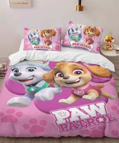 Alternative view of Housse De Couette Pat’ Patrouille Everest et Skye 4 Parure de lit Ensemble De Literie