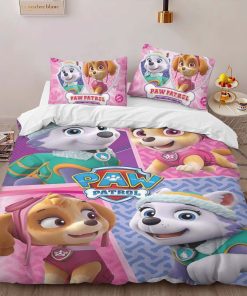 Alternative view of Housse De Couette Pat’ Patrouille Everest et Skye 6 Parure de lit Ensemble De Literie