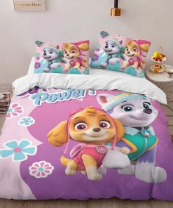 Alternative view of Housse De Couette Pat’ Patrouille Girl Pup Power Everest et Skye Parure de lit Ensemble De Literie
