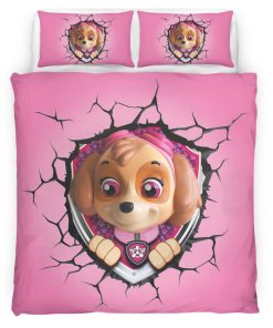 Housse De Couette Pat’ Patrouille Skye 2 Parure de lit Ensemble De Literie