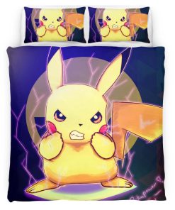 Housse De Couette Pikachu 2 Parure de lit Ensemble De Literie