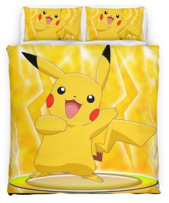 Housse De Couette Pikachu 5 Parure de lit Ensemble De Literie