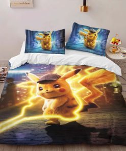 Alternative view of Housse De Couette Détective Pikachu 2 Parure de lit Ensemble De Literie