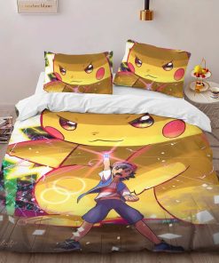 Alternative view of Housse De Couette Détective Pikachu 3 Parure de lit Ensemble De Literie