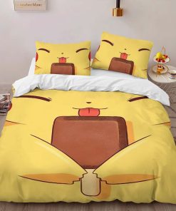 Alternative view of Housse De Couette Pikachu Visage Joyeux Parure de lit Ensemble De Literie