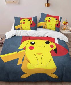 Alternative view of Housse De Couette Pikachu avec chapeau mignon Parure de lit Ensemble De Literie