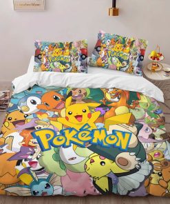 Alternative view of Housse De Couette Pokémon – Tous les Personnages Parure de lit Ensemble De Literie