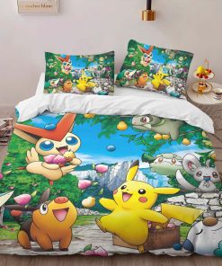 Alternative view of Housse De Couette Pokémon – Tous les Personnages 2 Parure de lit Ensemble De Literie