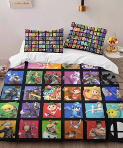 Alternative view of Housse De Couette Pokémon Pikachu et Tous les Personnages – Jeu Nintendo Parure de lit Ensemble De Literie