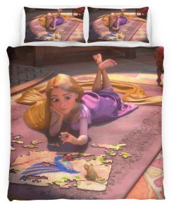 Housse De Couette Raiponce – Tangled Disney 01 Parure de lit Ensemble De Literie
