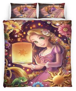 Housse De Couette Raiponce – Tangled Disney 02 Parure de lit Ensemble De Literie