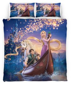 Housse De Couette Raiponce – Tangled Disney 04 Parure de lit Ensemble De Literie