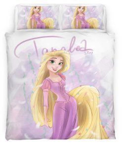 Housse De Couette Raiponce – Tangled Disney 08 Parure de lit Ensemble De Literie