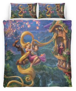 Housse De Couette Raiponce – Tangled Disney 10 Parure de lit Ensemble De Literie