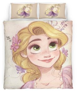 Housse De Couette Raiponce – Tangled Disney 11 Parure de lit Ensemble De Literie