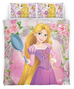 Housse De Couette Raiponce – Tangled Disney 13 Parure de lit Ensemble De Literie