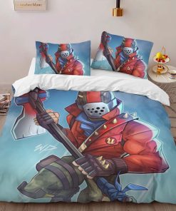 Alternative view of Housse De Couette Rust Lord Fortnite Passe de Combat Saison 3 Parure de lit Ensemble De Literie