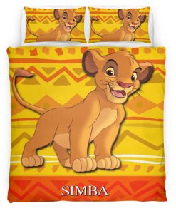 Housse De Couette Simba – Le Roi Lion 02 Parure de lit Ensemble De Literie