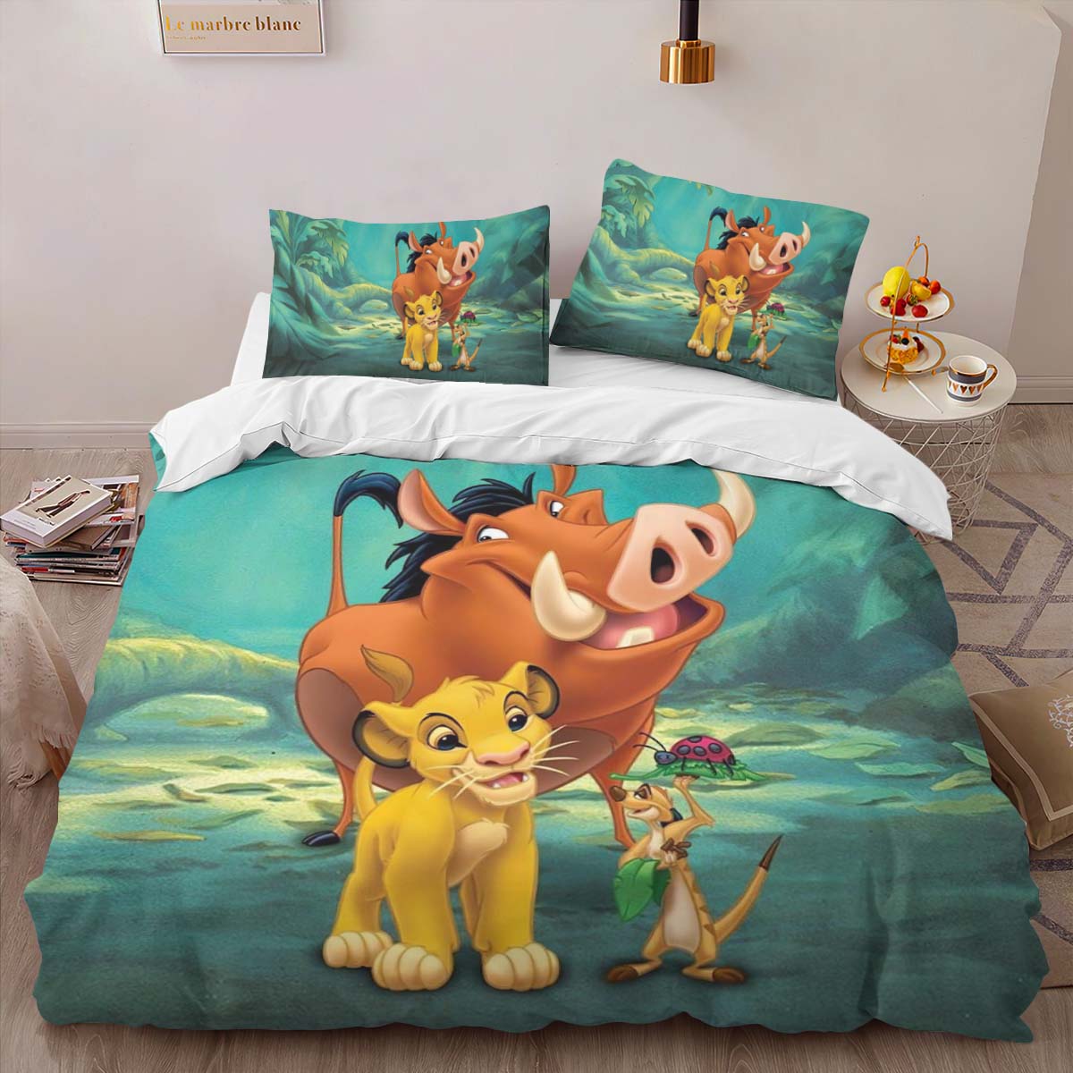 Housse De Couette Simba – Le Roi Lion Personnages 01 Parure de lit Ensemble De Literie – Image 2