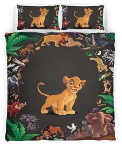 Housse De Couette Simba – Le Roi Lion Personnages 03 Parure de lit Ensemble De Literie