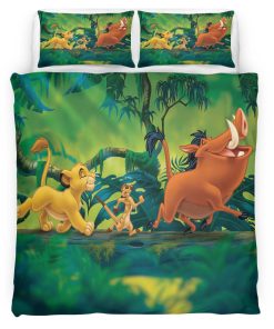 Housse De Couette Simba et ses amis 3 Parure de lit Ensemble De Literie