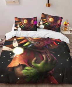 Alternative view of Housse De Couette Skull Kid Masque de Majora – The Legend of Zelda Personnage Parure de lit Ensemble De Literie