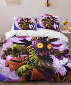 Alternative view of Housse De Couette Skull Kid Masque de Majora – The Legend of Zelda Personnage 3 Parure de lit Ensemble De Literie