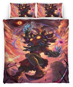Housse De Couette Skull Kid Masque de Majora – The Legend of Zelda Personnage 5 Parure de lit Ensemble De Literie