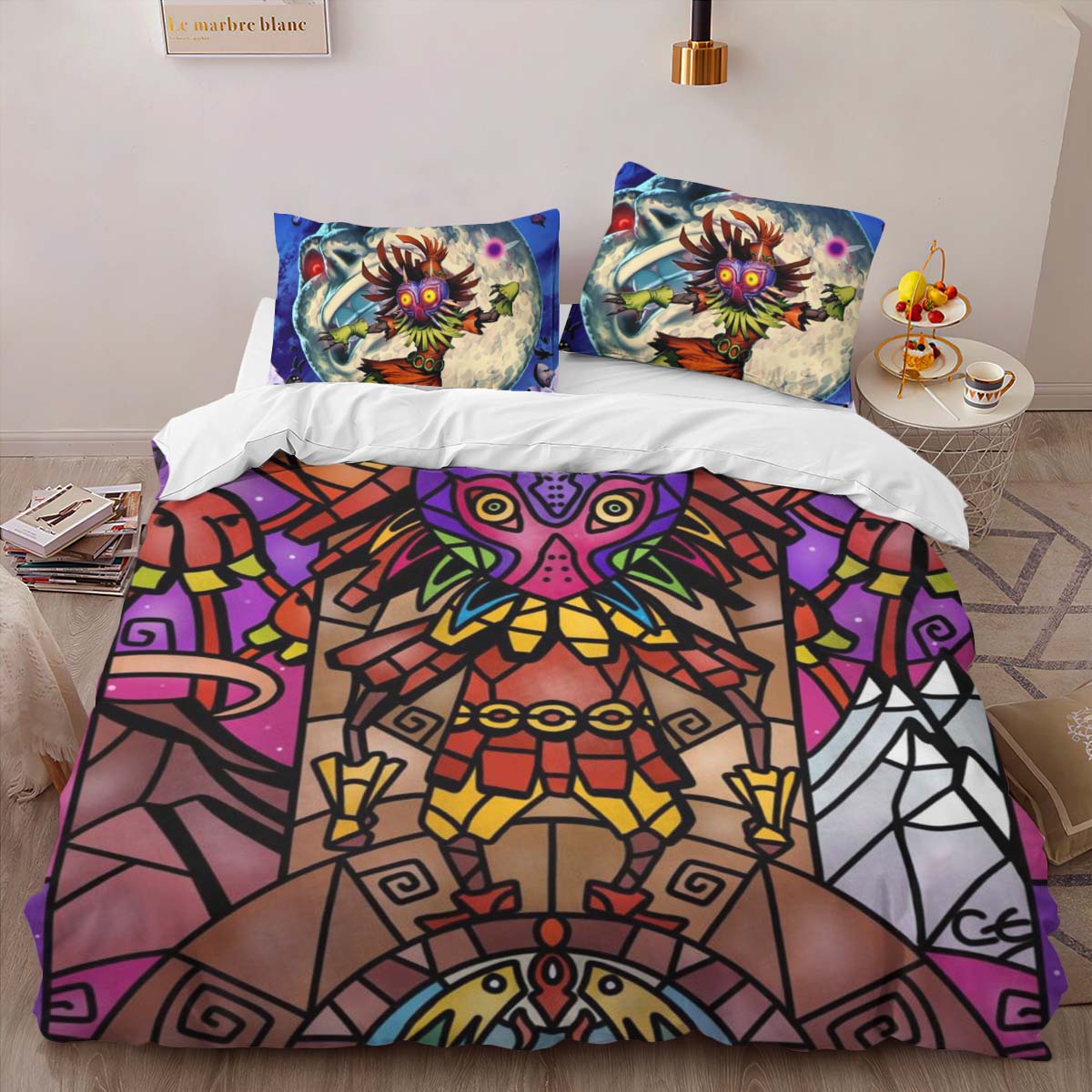Housse De Couette Skull Kid The Legend of Zelda 2 Parure de lit Ensemble De Literie – Image 2