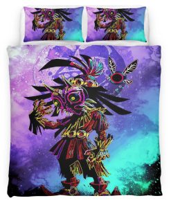 Housse De Couette Skull Kid The Legend of Zelda 3 Parure de lit Ensemble De Literie