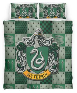 Housse De Couette Serpentard Harry Potter 2 Parure de lit Ensemble De Literie