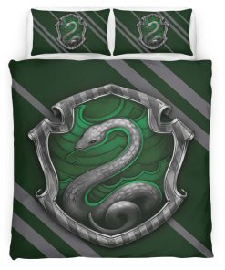 Housse De Couette Maison Serpentard Harry Potter 02 Parure de lit Ensemble De Literie