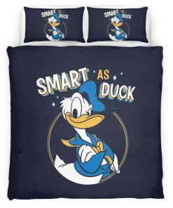 Housse De Couette Donald Duck « Smart as a Duck » Parure de lit Ensemble De Literie