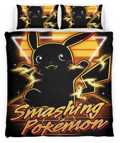 Housse De Couette Smashing Pokémon Parure de lit Ensemble De Literie