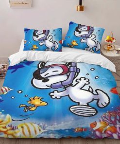 Alternative view of Housse De Couette Snoopy Beagle des profondeurs Parure de lit Ensemble De Literie
