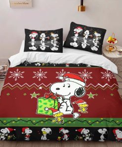 Alternative view of Housse De Couette Snoopy Noël Parure de lit Ensemble De Literie