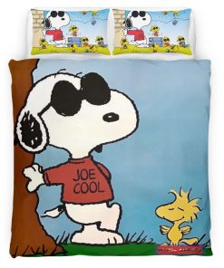 Housse De Couette Snoopy Joe Cool 2 Parure de lit Ensemble De Literie