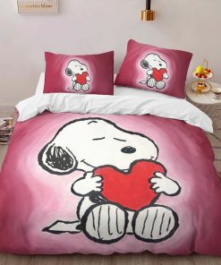 Alternative view of Housse De Couette Snoopy Cœur d’amour – Peanuts Parure de lit Ensemble De Literie