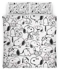 Housse De Couette Snoopy – Peanuts Parure de lit Ensemble De Literie