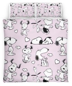 Housse De Couette Snoopy – Peanuts 3 Parure de lit Ensemble De Literie