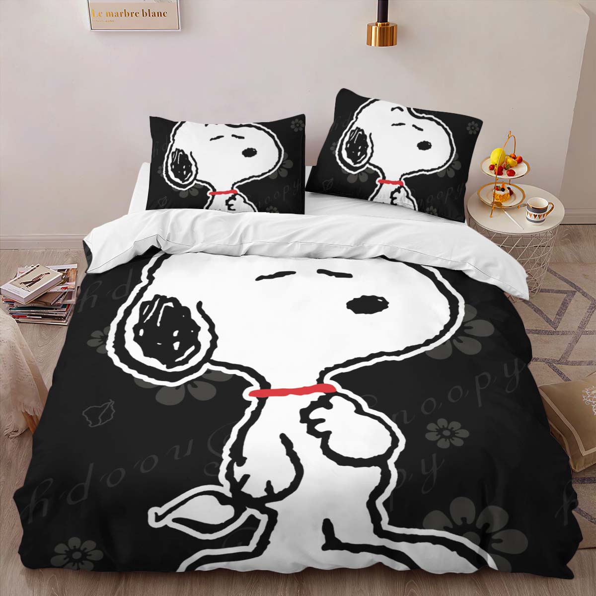 Housse De Couette Snoopy – Peanuts 48 Parure de lit Ensemble De Literie – Image 2
