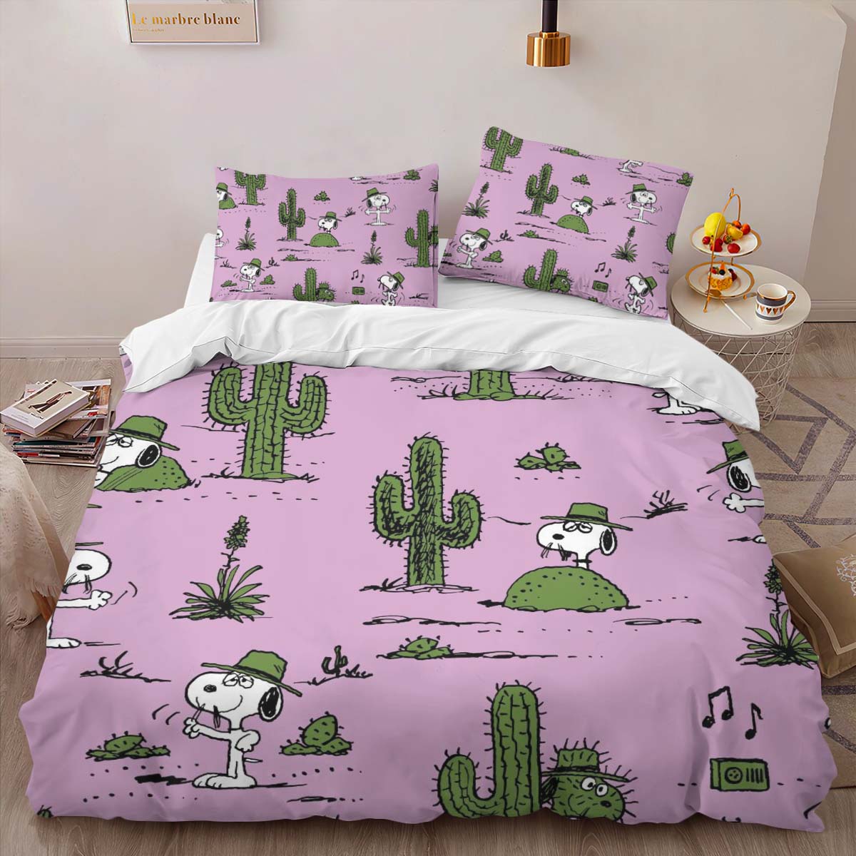 Housse De Couette Snoopy – Peanuts 8 Parure de lit Ensemble De Literie – Image 2