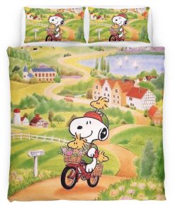 Housse De Couette Snoopy – Peanuts 9 Parure de lit Ensemble De Literie