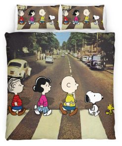 Housse De Couette Snoopy – Peanuts Personnages 6 Parure de lit Ensemble De Literie