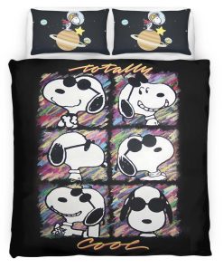 Housse De Couette Snoopy Totally Cool Parure de lit Ensemble De Literie